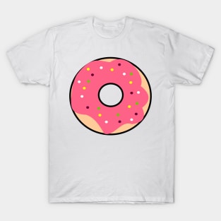 Rose Donuts Pattern T-Shirt